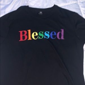 Blessed forever 21 tee shirt